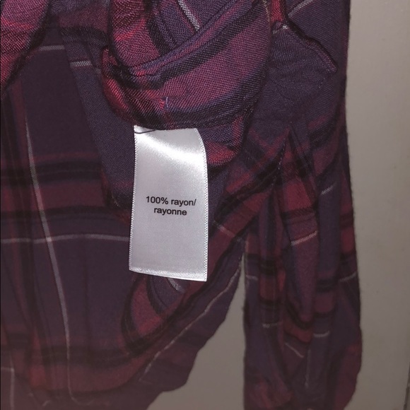 Maurice’s plaid button down size Lg - Picture 4 of 4